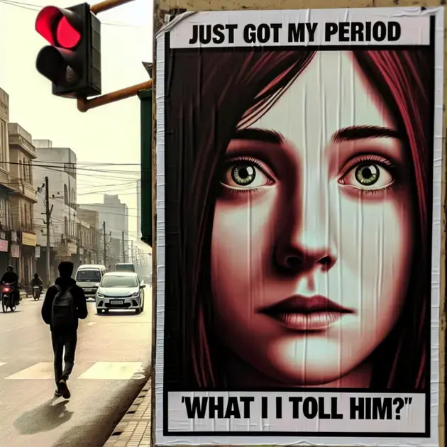 Just got my period, what do I tell him?