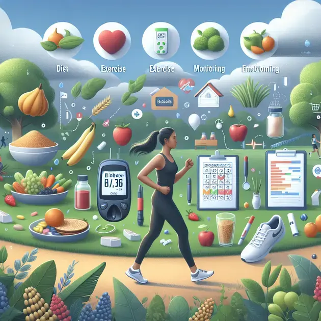 How to manage a1c level for diabetes effectively?