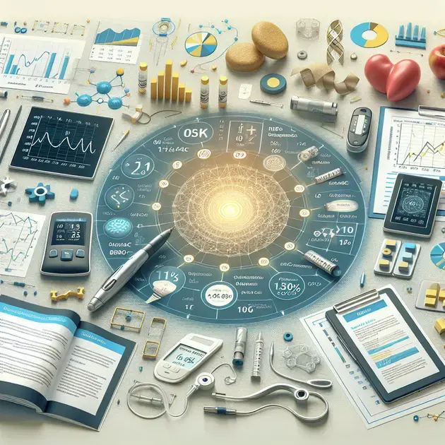 How does Hba1c relate to average glucose levels?