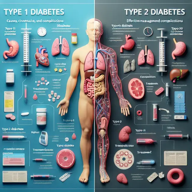 Understanding the Differences Between Type 1 Diabetes and Type 2 Diabetes